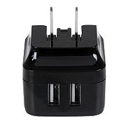 2 PORT USB TRAVEL WALL CHARGER/17W / 3.4A - 110V/220V