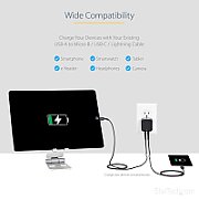 2 PORT USB TRAVEL WALL CHARGER/17W / 3.4A - 110V/220V