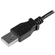 0.5M ANGLED MICRO USB CABLE/CHARGE + SYNC CABLE - 24 AWG