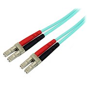 1M AQUA FIBER PATCH CABLE/.