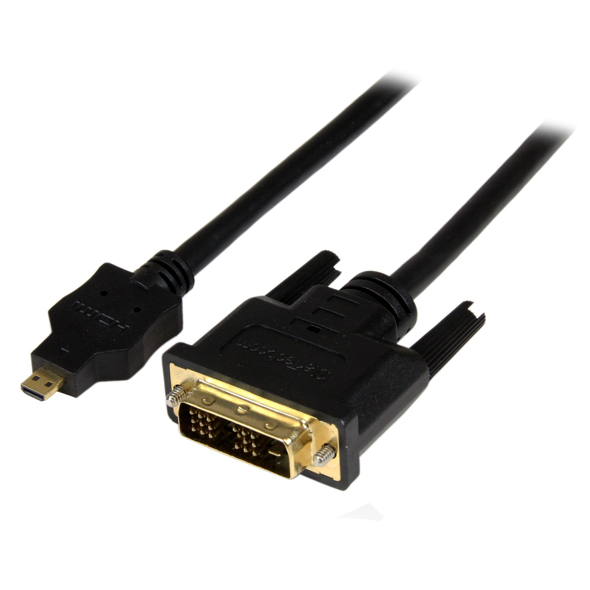 2M MICRO HDMI TO DVI-D CABLE/.