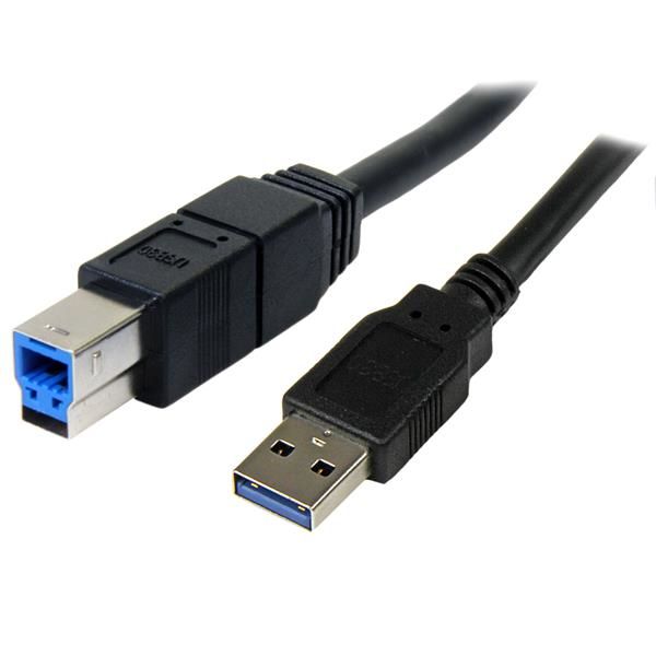 3M BLACK USB 3.0 A TO B CABLE/.