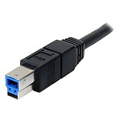 3M BLACK USB 3.0 A TO B CABLE/.
