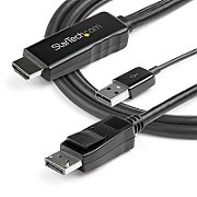 4K HDMI TO DISPLAYPORT CABLE/4K 30HZ - USB-POWERED