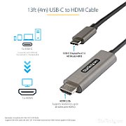 13FT USB C TO HDMI CABLE HDR/.