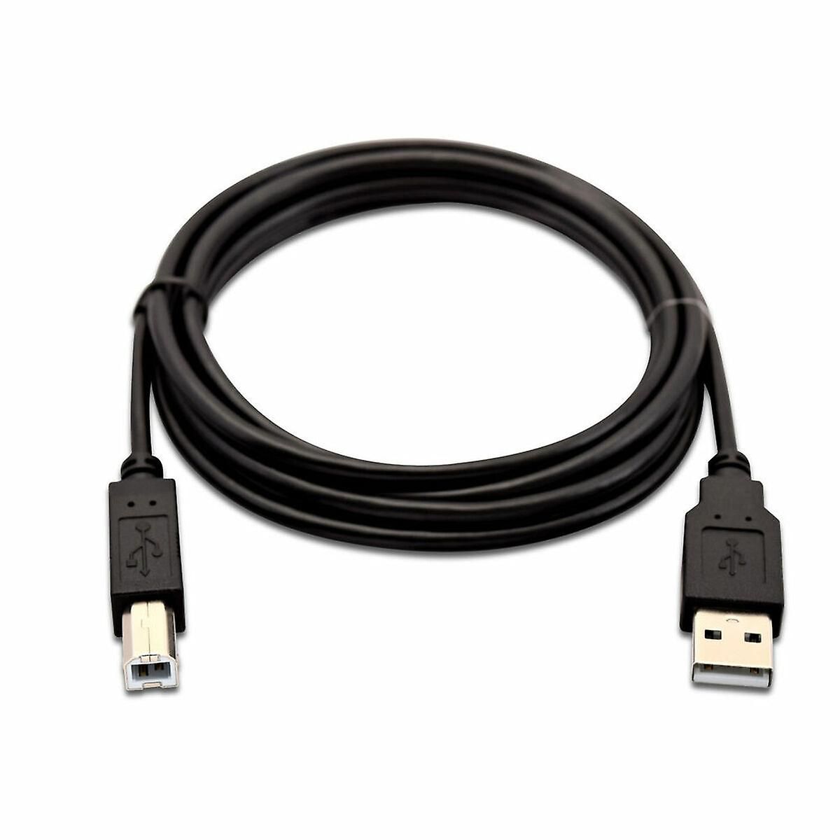 USB 2.0 A TO B CABLE 2M 6.6FT/DATA CABLE 480MBPS PERIPHERALS