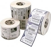 Label, Polyester, 51x25mm Thermal Transfer, Z-Ultimate 3000T Silver, Permanent Adhesive, 76mm Core