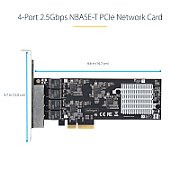 PR42GI-NETWORK-CARD/4-PORT 2.5G PCIE NETWORK CARD