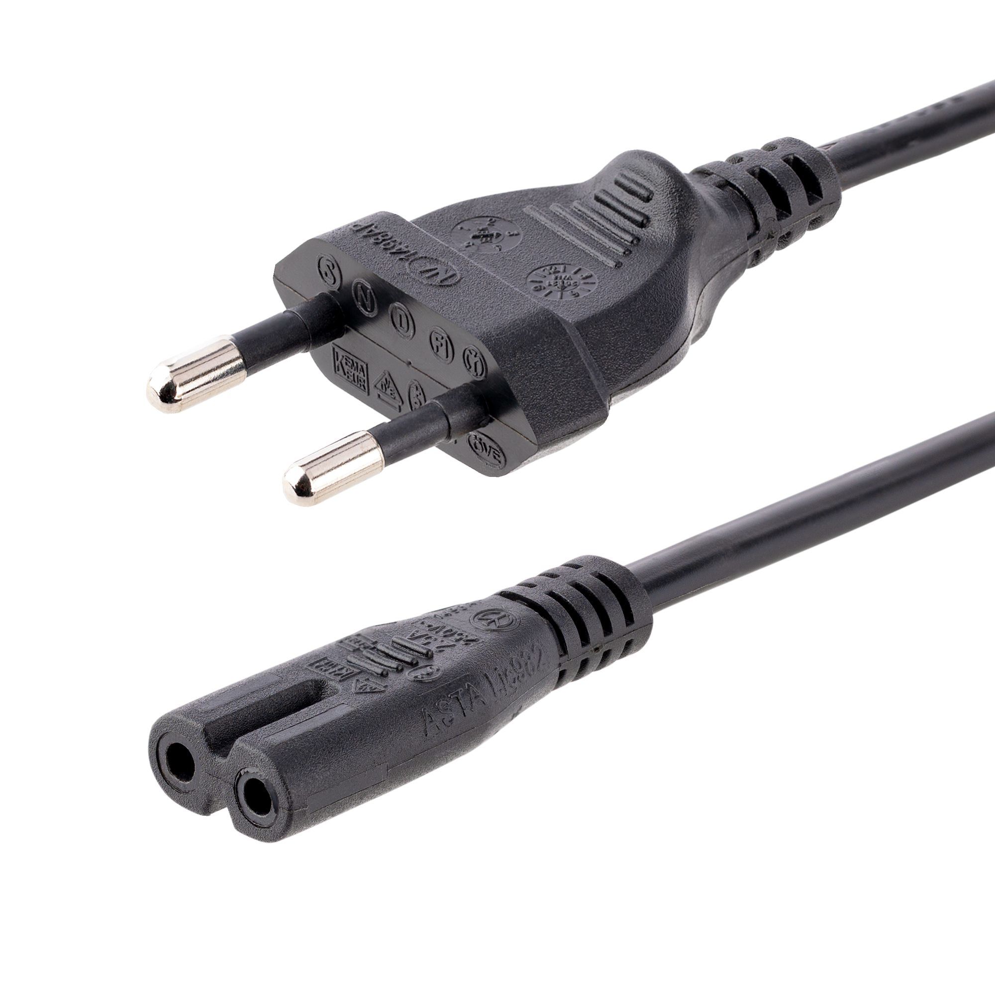 LAPTOP POWER CORD - 18 AWG/EU PLUG TO C7 - 18AWG