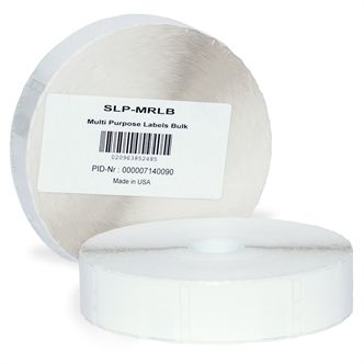SLP-MRLB WHITE LABEL FOR TRAY/28X51MM 1700 LAB/ROLL 1 ROLL/BOX