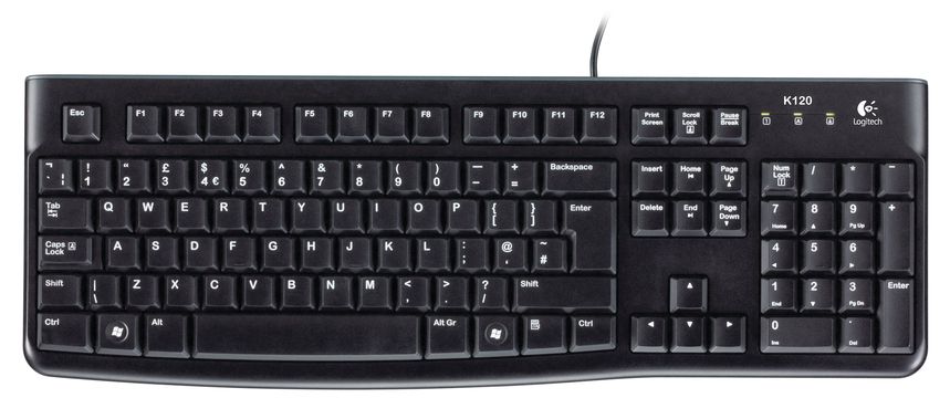 K120 CORDED KEYBOARD - N/A/CZE-SKY - EER5-975