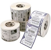 LABEL, POLYETHYLENE, 102X102MM THERMAL TRANSFER, POLYE 3100T GLOSS, PERMANENT ADHESIVE, 76MM CORE