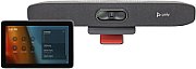 Poly Studio Small Room Kit for MS Teams: Studio R30 USB Video Bar with GC8 (ABB)
