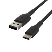 USB-C/USB-A CABLE/PVC 15CM BLACK