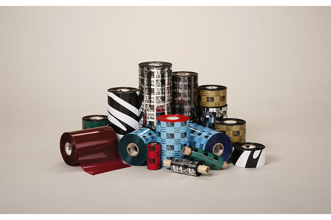 Resin Ribbon, 64mmx74m (2.52inx242ft), 5095 High Performance, 12mm (0.5in) core, 12/box