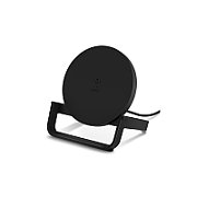 10W WIRELESS CHARGING STAND/MICROUSBCABLE W/POWER SUPP BLACK