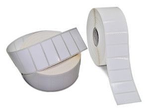 LABEL, POLYETHYLENE, 51X25MM THERMAL TRANSFER, POLYE 3100T GLOSS, PERMANENT ADHESIVE, 25MM CORE