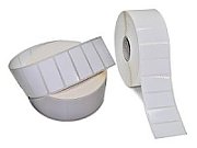 LABEL, POLYETHYLENE, 51X25MM THERMAL TRANSFER, POLYE 3100T GLOSS, PERMANENT ADHESIVE, 25MM CORE