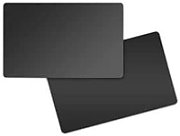 CARD,FOOD SAFE PVC,30 MIL,BLACK/BLACK,GLOSSY (500 BOX)