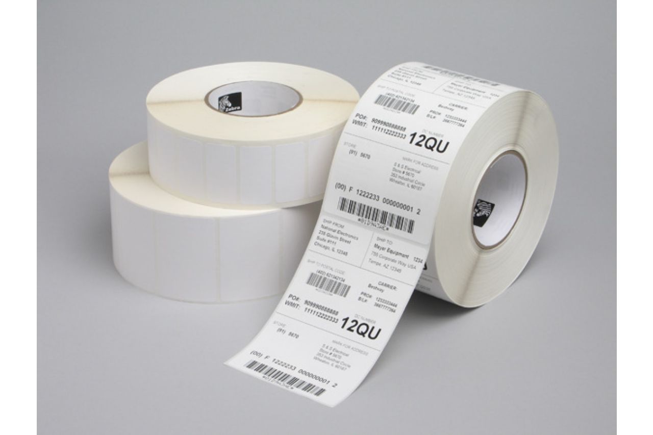 Label, Paper, 51x25mm Direct Thermal, Z-Select 2000D, Coated, Permanent Adhesive, 25mm Core