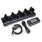 5-slot printer docking cradle ZQ300 Series includes power supply and EU power cord