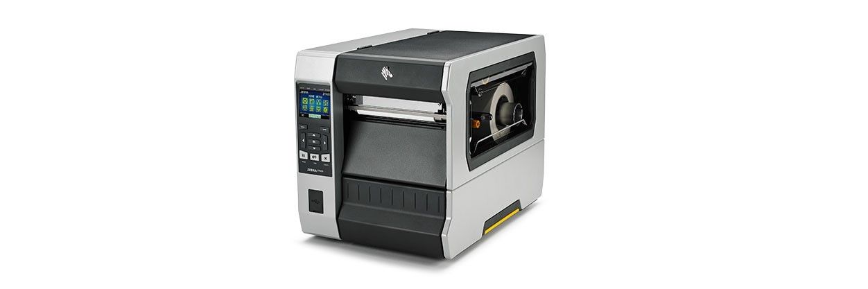TT Printer ZT620 6 , 203 dpi, Euro and UK cord, Serial, USB, Gigabit Ethernet, Bluetooth 4.0, USB Host, Tear, Color, ZPL