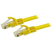 1.5 M CAT6 CABLE - YELLOW/SNAGLESS - 24 AWG COPPER WIRE