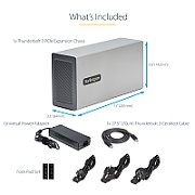 2TBT3-PCIE-ENCLOSURE/THUNDERBOLT 3 PCIE EXTERNAL
