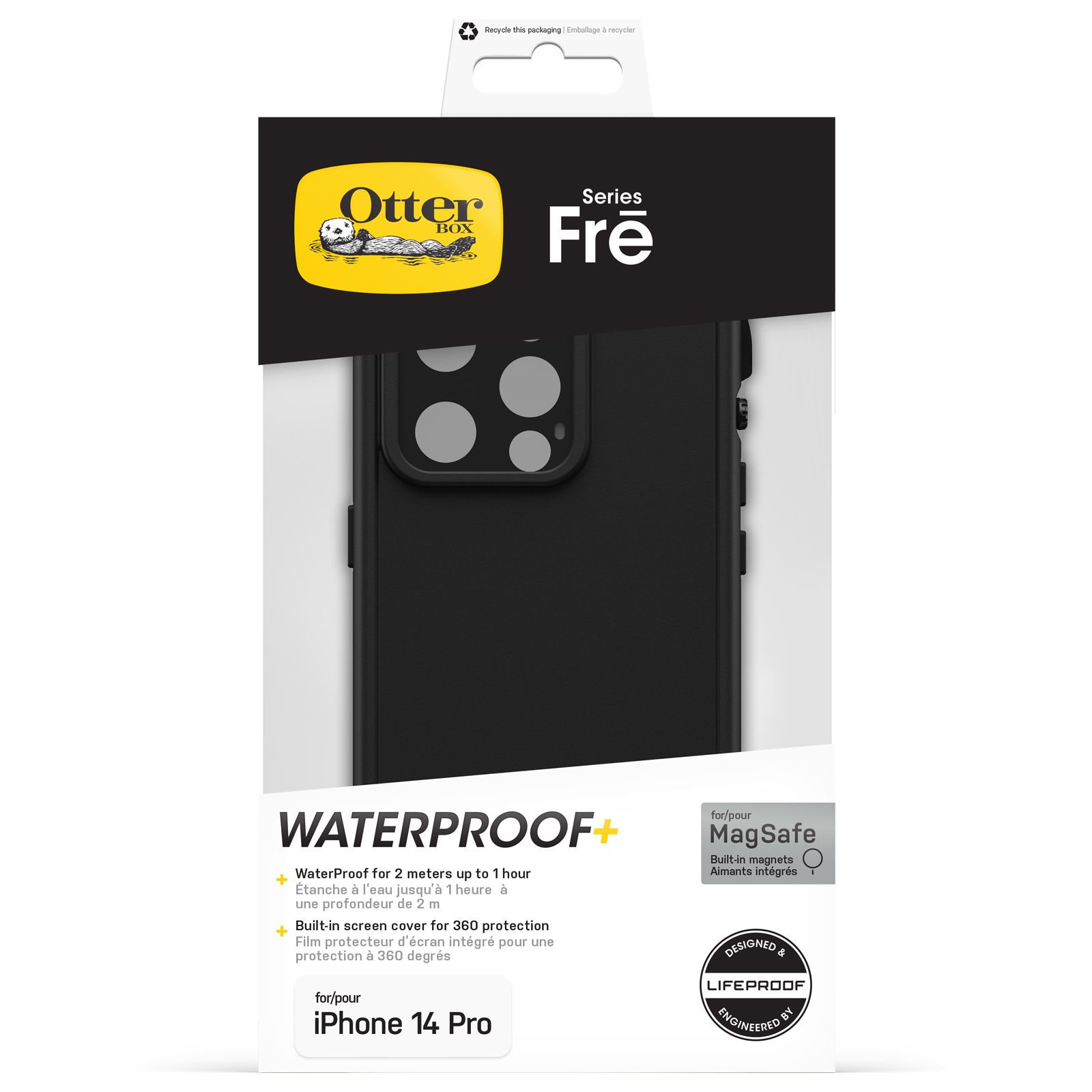 OTTERBOX FRE MAGSAFE APPLE/IPHONE 14 PRO BLACK