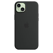 IPHONE 15 PLUS SILICONE CASE/WITH MAGSAFE - BLACK