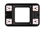SECURE MOUNTING PLATE/(LG/100MM/VHB) BLACK