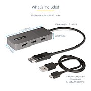 3-PORT DISPLAYPORT MST HUB/.