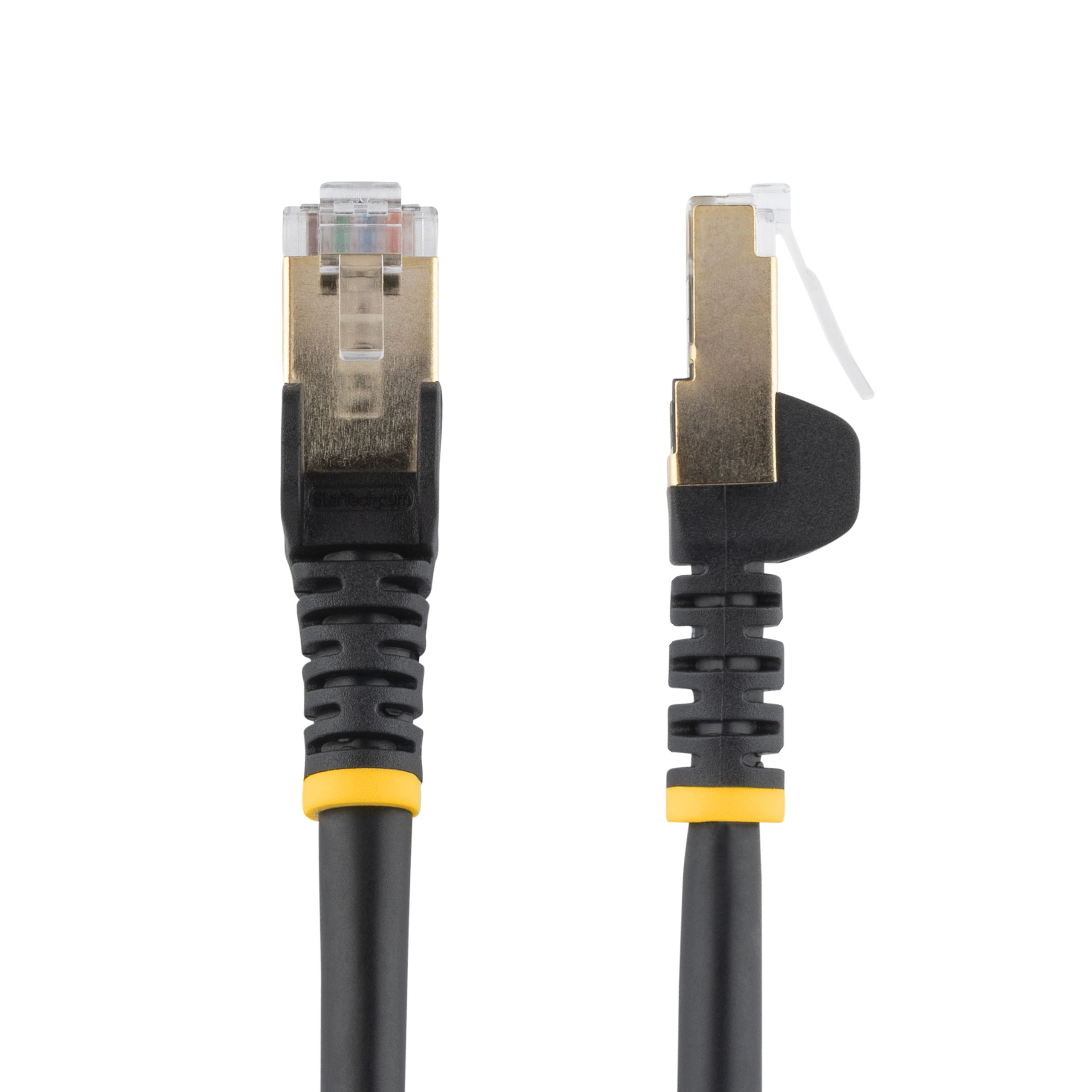 PATCH CABLE CAT6A 2M BLACK/STP 10GBIT/S M/M SNAGLESS