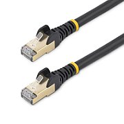 PATCH CABLE CAT6A 2M BLACK/STP 10GBIT/S M/M SNAGLESS