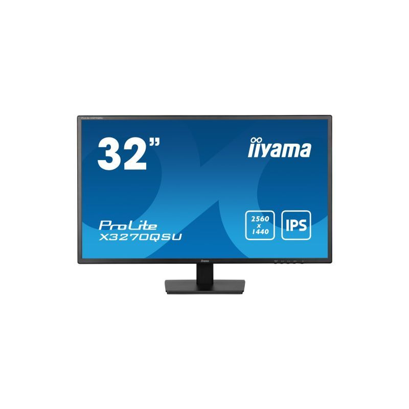 Monitor 31.5 inch LED IIyama ProLite X3270QSU-B1 2560 x 1440 pixeli, 100 Hz, 3 ms, Negru