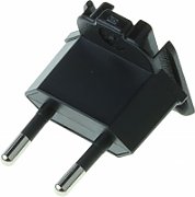 ADAPTER, POWER PLUG, EURO, 2 PIN