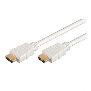HDMI CABLE 4K30HZ 2M WHITE/HDMI HIGH SPEED W/E CABLE