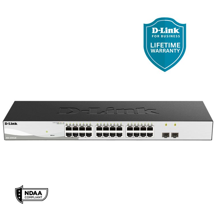 Switch D-Link DGS-1210-26/E, 26 porturi 10 / 100 / 1000 MBs