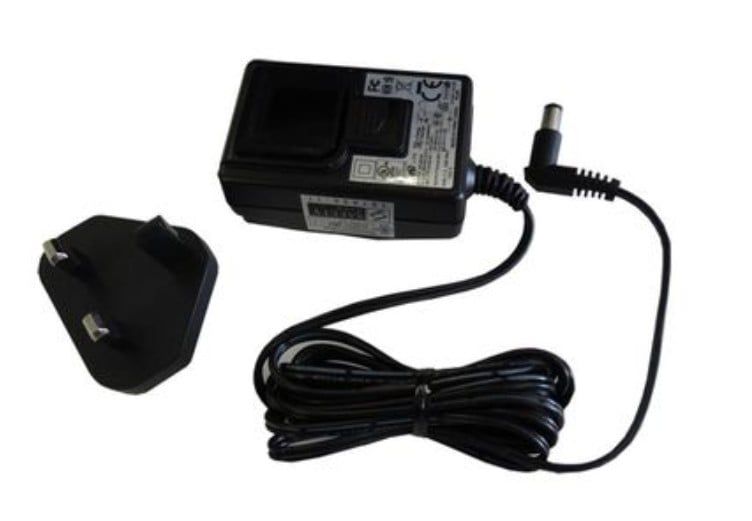 Power Supply: UK plug, 1.0A @ 5.2VDC, 90-255VAC @ 50-60Hz