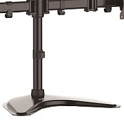QUAD MONITOR STAND - STEEL/.