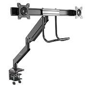 DUAL MONITOR ARM - HEAVY-DUTY/HEAVY DUTY - SYNCED HEIGHT