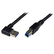 1M USB 3 CABLE RIGHT ANGLE BK/.