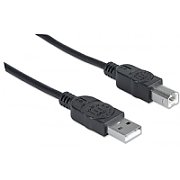 1M USB 2.0 A TO B CABLE - M/M/.