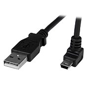 1M UP ANGLE MINI USB CABLE/.