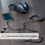 SLIM STEREO SPLITTER CABLE/.