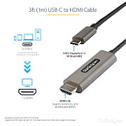 3FT USB C TO HDMI CABLE 4K HDR/.