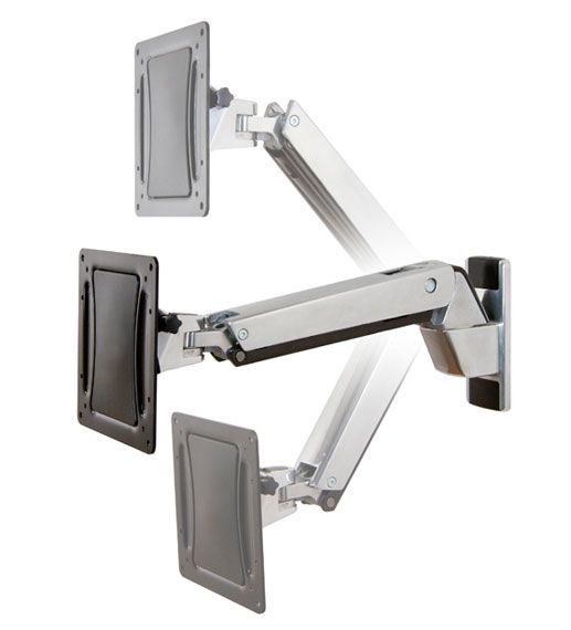 INTERACTIVE TV ARM WALLMOUNT/30-55IN 8-18KG MIS-E/F POLISHED