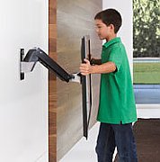 INTERACTIVE TV ARM WALLMOUNT/30-55IN 8-18KG MIS-E/F POLISHED