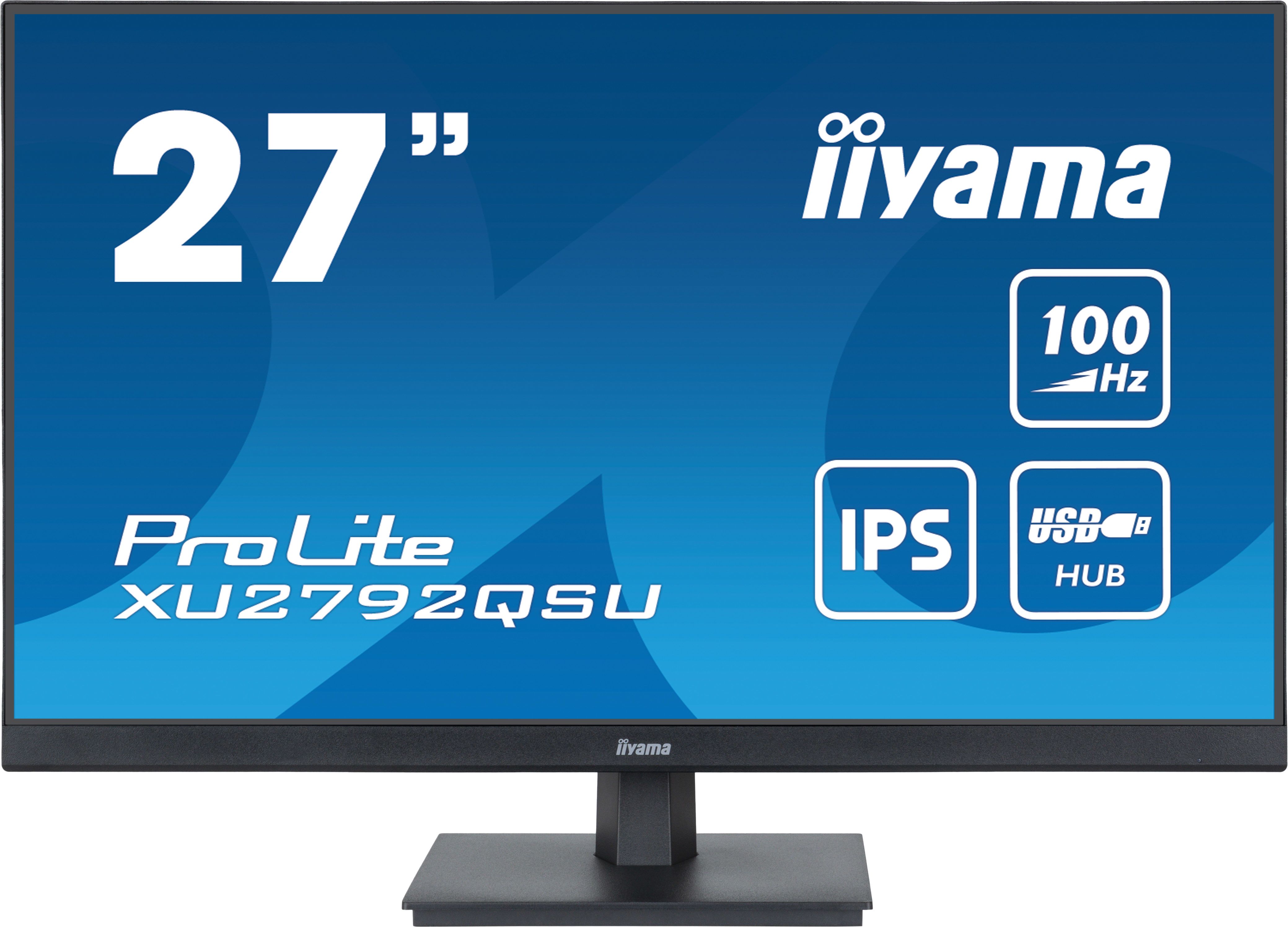 Monitor 27 inch LED IIyama ProLite XU2792QSU-B6 2560 x 1440 pixeli, 100 Hz, 0.4 ms, Negru