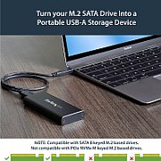 M.2 SATA ENCLOSURE - W/ USB C/.